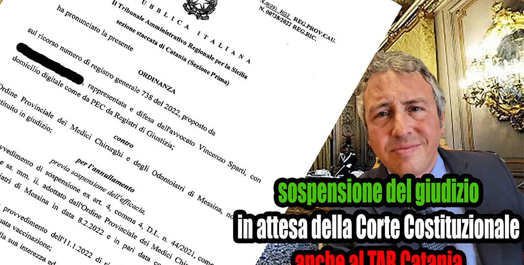 sospensione tar catania copertina